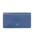 Woke W3 Blue Leather Clutch Wallet