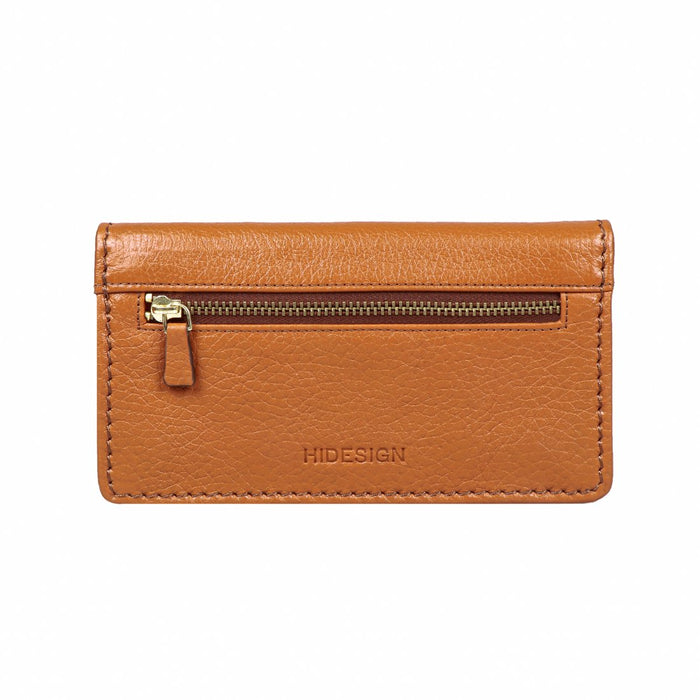 Woke W3 Orange Leather Clutch Wallet
