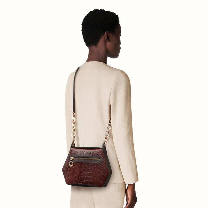 Yakusha 02 Tan Leather Sling Bag