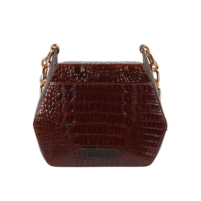 Yakusha 02 Tan Leather Sling Bag