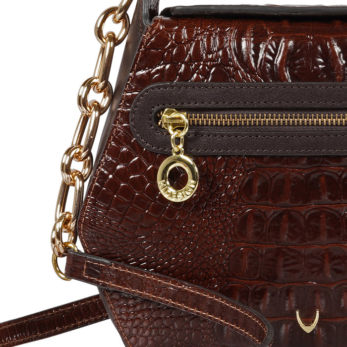 Yakusha 02 Tan Leather Sling Bag