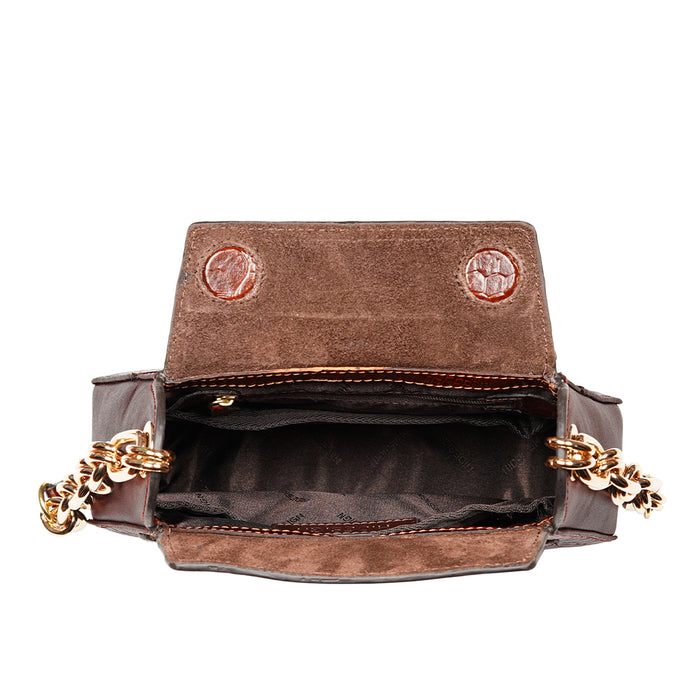 Yakusha 02 Tan Leather Sling Bag