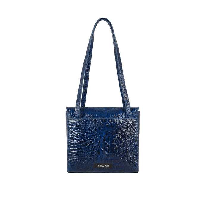 Yakusha 03 Blue Leather Tote Bag