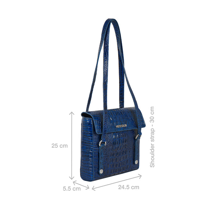 Yakusha 03 Blue Leather Tote Bag