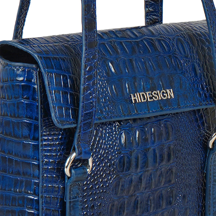 Yakusha 03 Blue Leather Tote Bag
