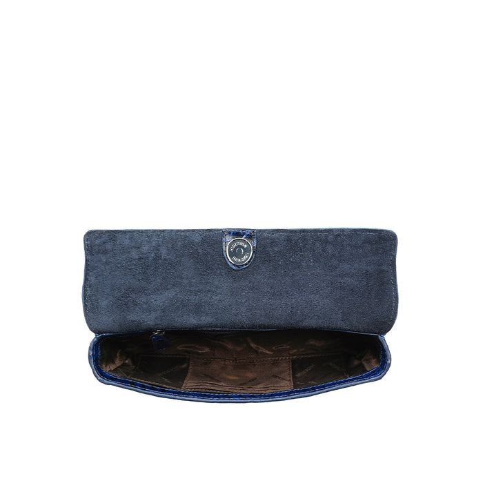 Yakusha 03 Blue Leather Tote Bag