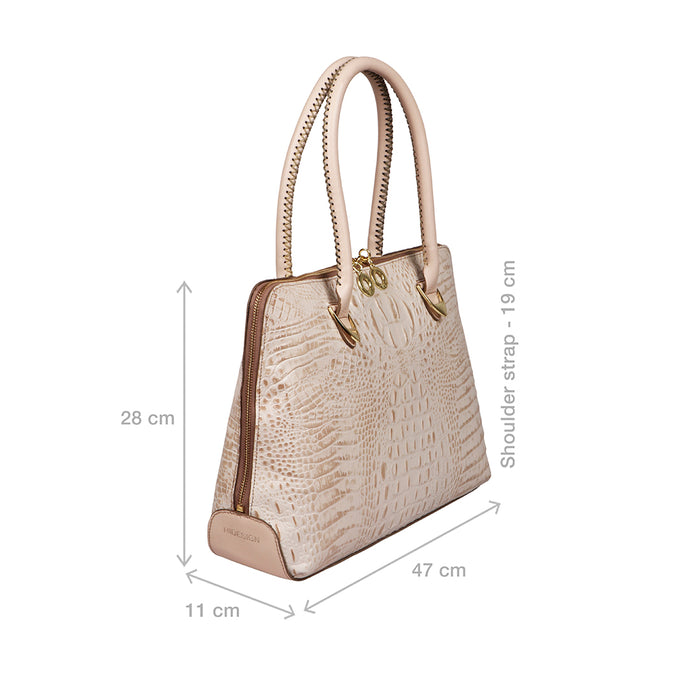 Yangtze 03 Brown Leather Tote Bag
