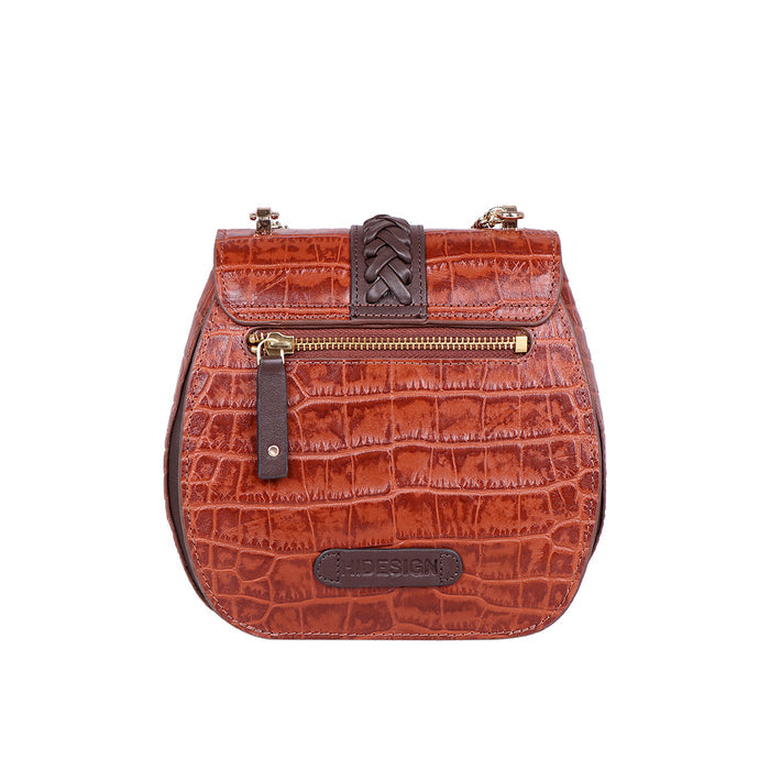 Yin Yang 01 Tan Leather Sling Bag