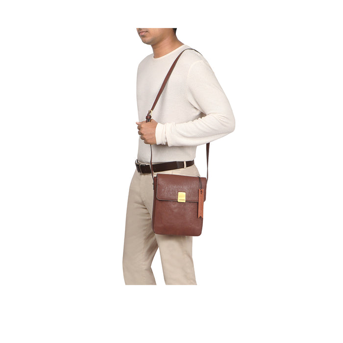 Yoga 01 Brown Leather  Crossbody