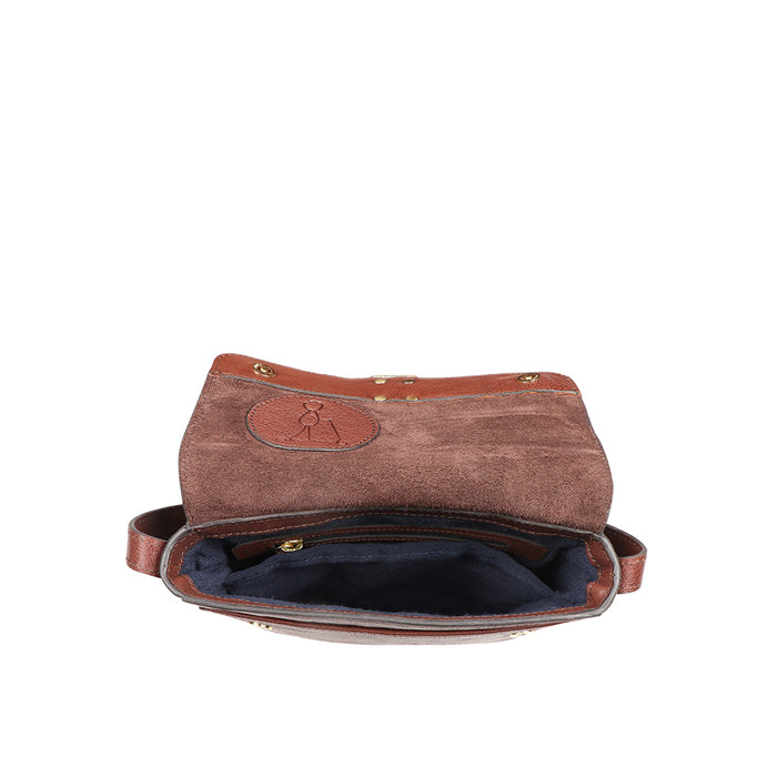 Yoga 01 Brown Leather  Crossbody