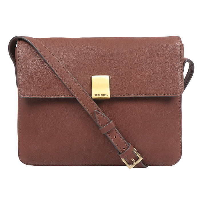 Yoga 02 Brown Leather Sling Bag