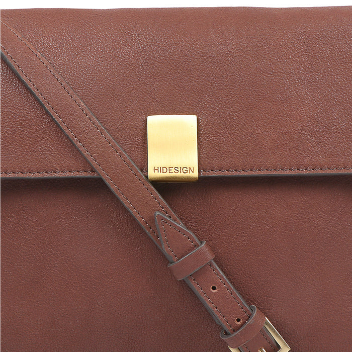 Yoga 02 Brown Leather Sling Bag