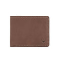 Yoga W1 Brown Leather Bi-Fold Wallet