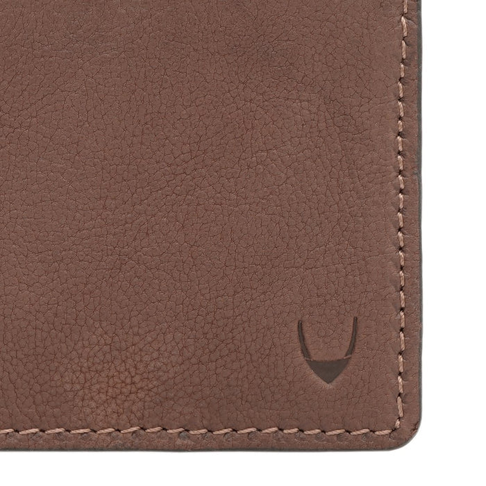 Yoga W1 Brown Leather Bi-Fold Wallet