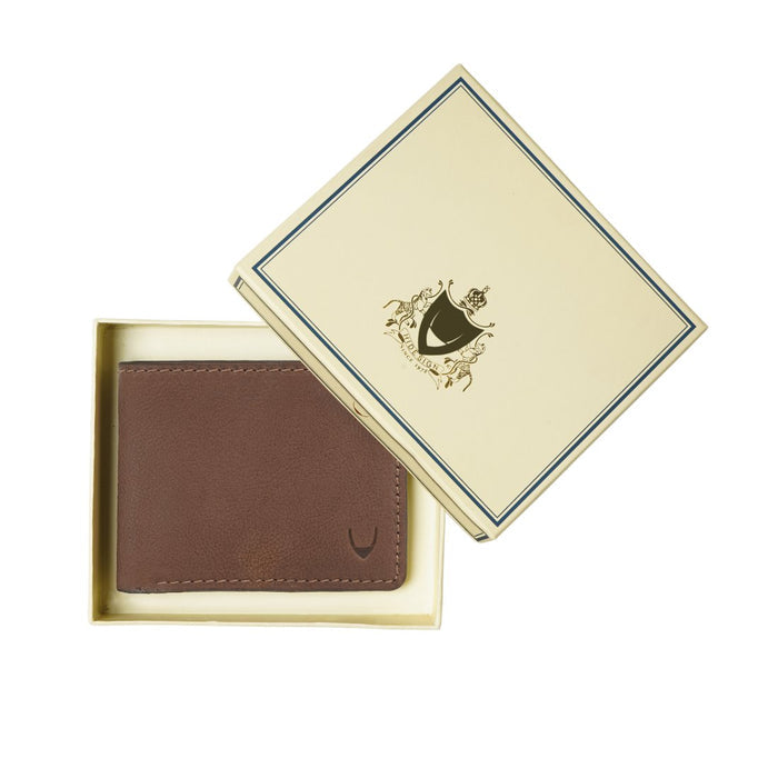Yoga W1 Brown Leather Bi-Fold Wallet