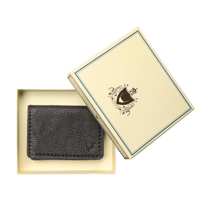 Yoga W2 Black Leather Card Holder