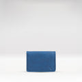 Yoga W2 Blue Leather Card Holder