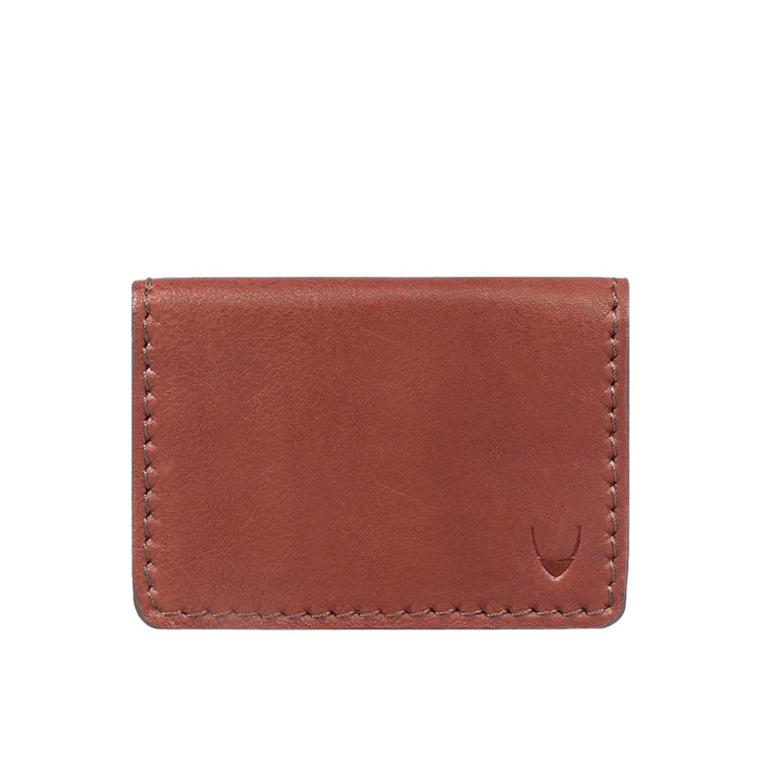 Yoga W2 Brown Leather Card Holder