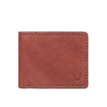 Yoga W3 Brown Leather Bi-Fold Wallet