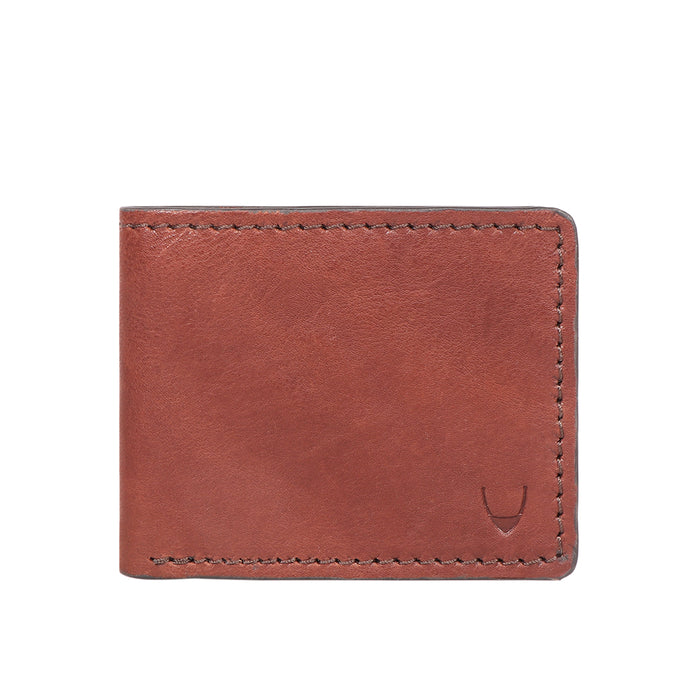 Yoga W3 Brown Leather Bi-Fold Wallet