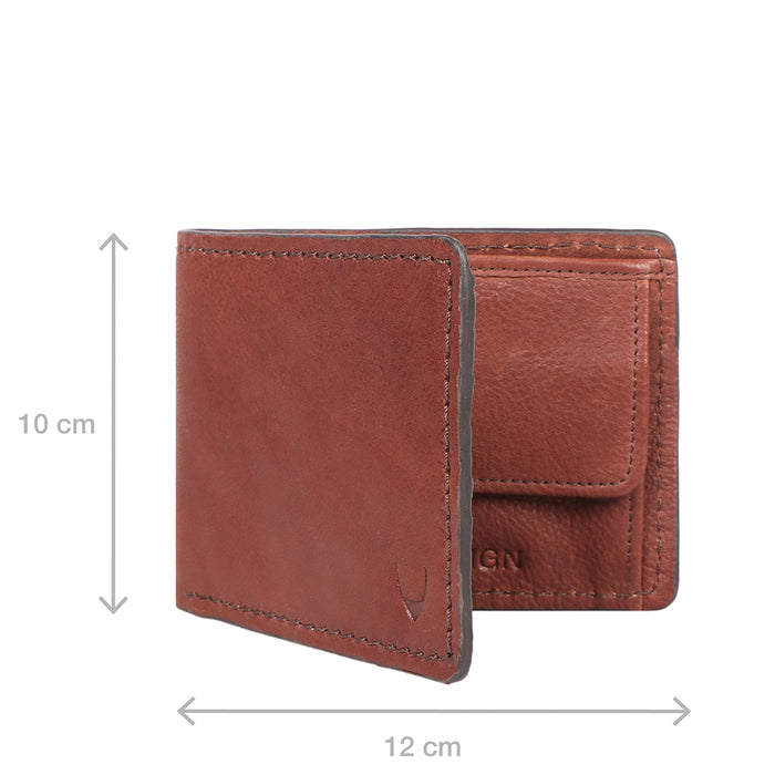 Yoga W3 Brown Leather Bi-Fold Wallet