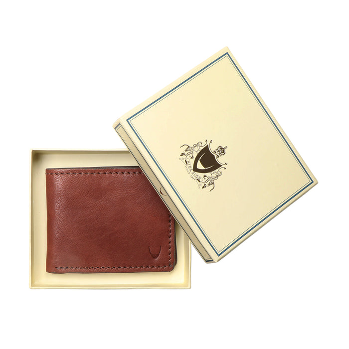 Yoga W3 Brown Leather Bi-Fold Wallet