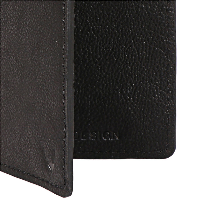 Yoga W4 Black Leather Passport Holder