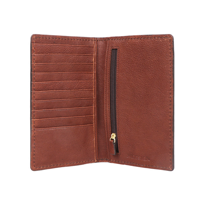 Yoga W4 Brown Leather Passport Holder