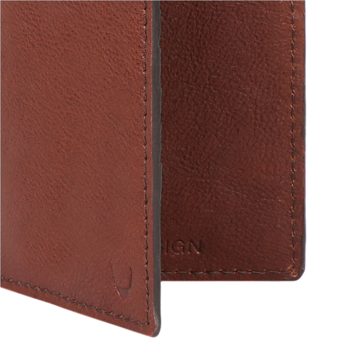 Yoga W4 Brown Leather Passport Holder