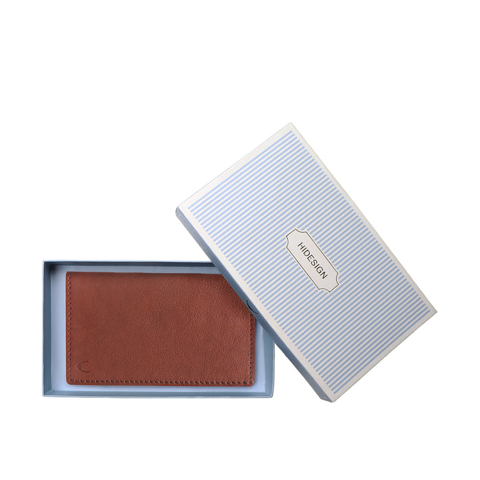 Yoga W4 Brown Leather Passport Holder