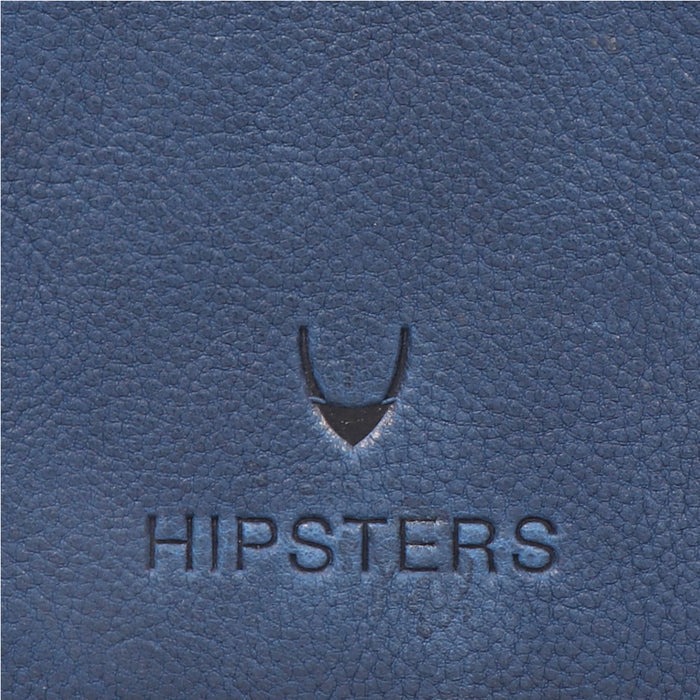 Yoga W5 Blue Leather Clutch Wallet