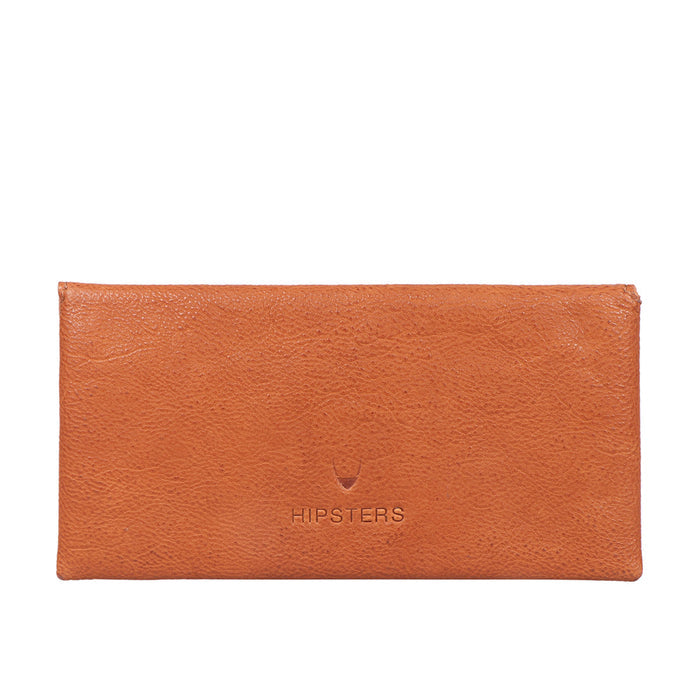 Yoga W5 Orange Leather Clutch Wallet