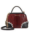 Yoko Ono Red Leather Sling Bag