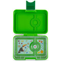 Yumbox - Bento Snack Box 3 Compartment Avocado Toucan
