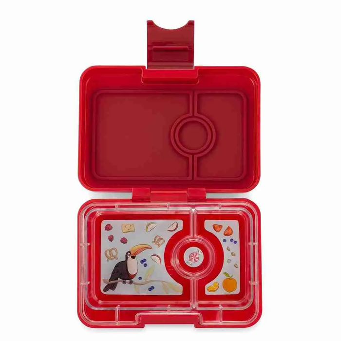 Yumbox - Bento Snack Box 3 Compartment Wow Red