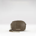 Zelda Silver Leather Sling Bag