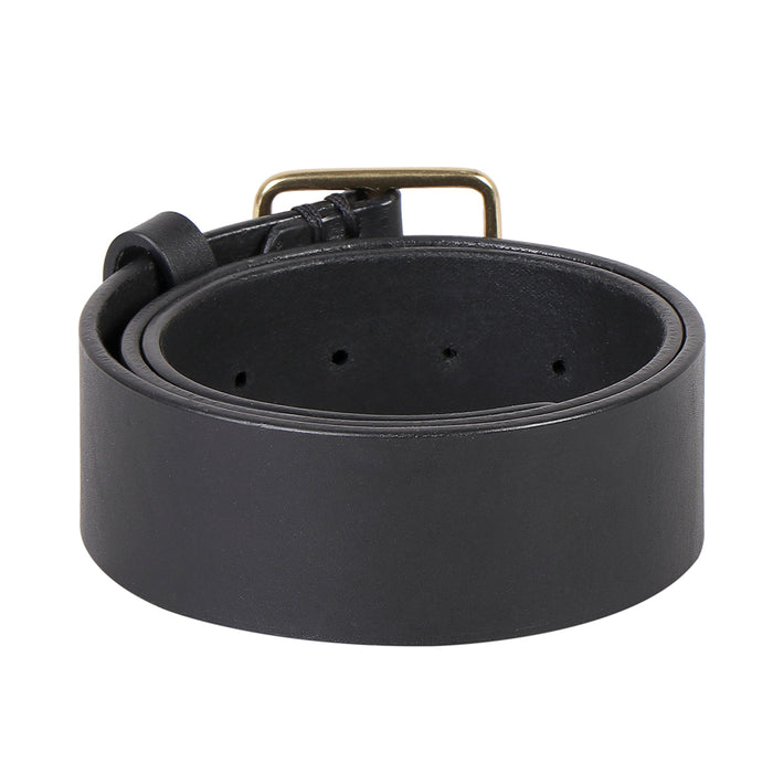 Zia Women's Black Non Reversible Leather Belt