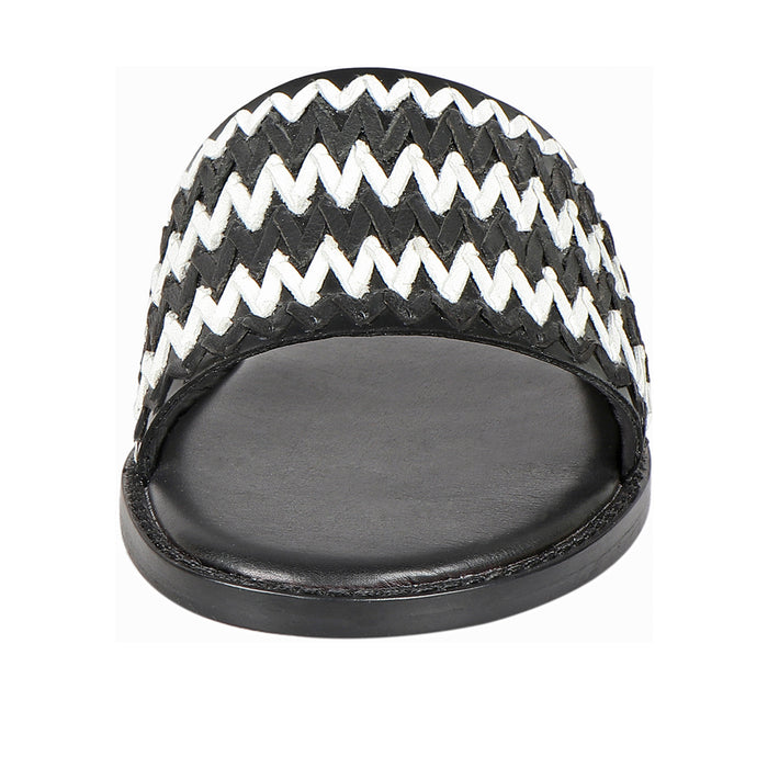Ziggy Women's Black Leather Flats
