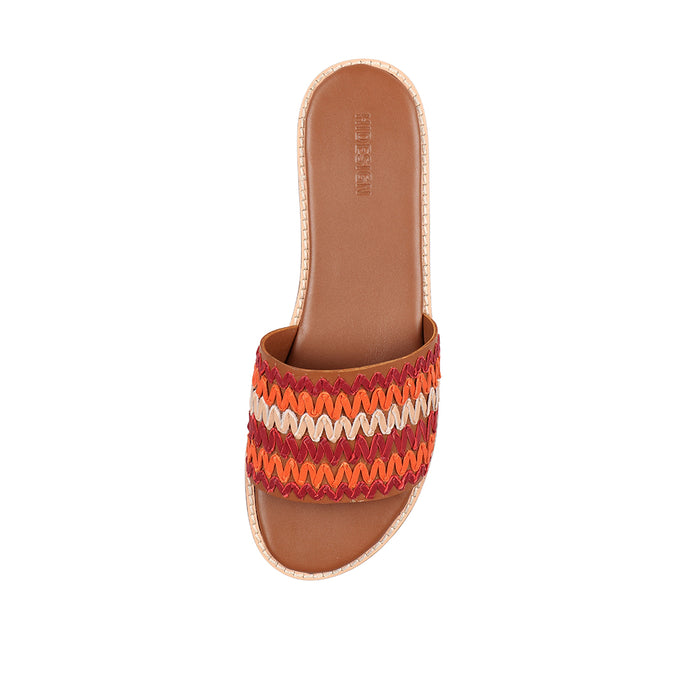 Ziggy Women's Tan Leather Flats