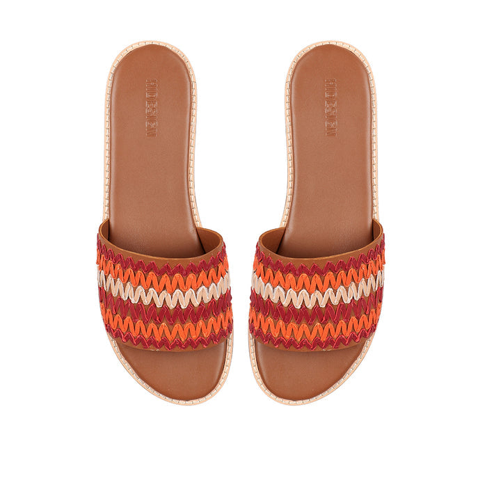 Ziggy Women's Tan Leather Flats