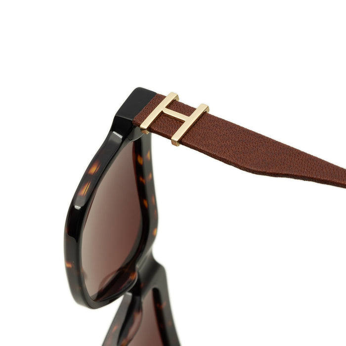 Zulu Men's Brown Wayfarer Sunglasses